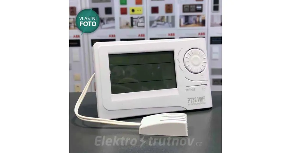 Elektrobock  PT 32 WIFI týdenní termostat podsvícený LCD + ovládání telefonem Objednat Nyní