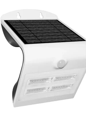 SOLÁRNÍ LED ARCADIA 3,2 SENZOR BÍLÁ 3,2W 4000K 400Lm IP65  - CENTURY Ověřený