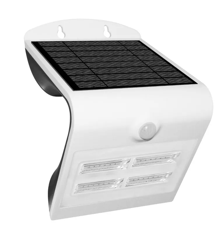 SOLÁRNÍ LED ARCADIA 3,2 SENZOR BÍLÁ 3,2W 4000K 400Lm IP65  - CENTURY Ověřený