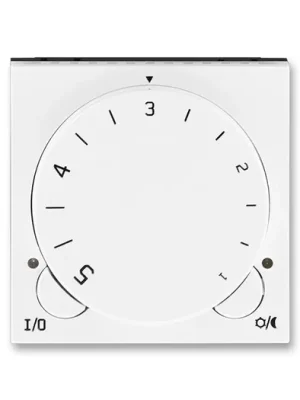 ABB 3292H-A10101 01 Levit Termostat univerzální s otočným nastavením teploty (ovl. jednotka); bílá/ledová bílá Víkendová Akce