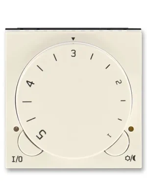 ABB 3292H-A10101 17 Levit Termostat univerzální s otočným nastavením teploty (ovl. jednotka); slonová kost/bílá Speciální Cena
