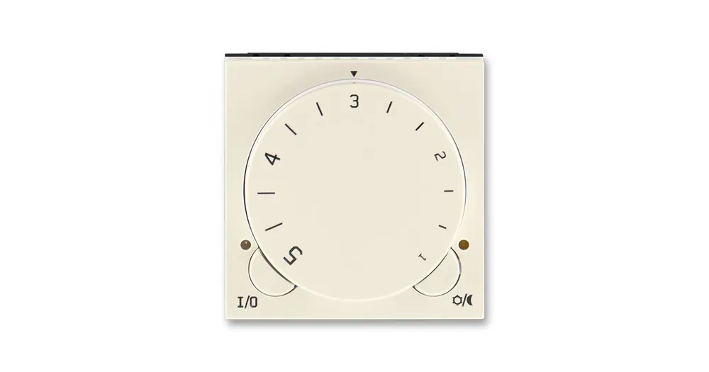 ABB 3292H-A10101 17 Levit Termostat univerzální s otočným nastavením teploty (ovl. jednotka); slonová kost/bílá Speciální Cena