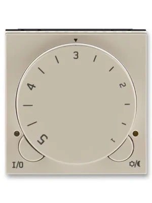 ABB 3292H-A10101 18 Levit Termostat univerzální s otočným nastavením teploty (ovl. jednotka); macchiato/bílá Tovární Cena