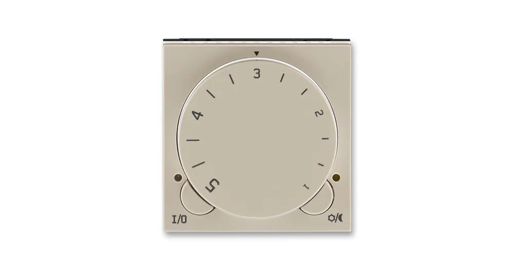 ABB 3292H-A10101 18 Levit Termostat univerzální s otočným nastavením teploty (ovl. jednotka); macchiato/bílá Tovární Cena