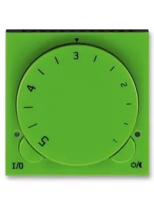 ABB 3292H-A10101 67 Levit Termostat univerzální s otočným nastavením teploty (ovl. jednotka); zelená/kouř. černá Vrácení Zdarma