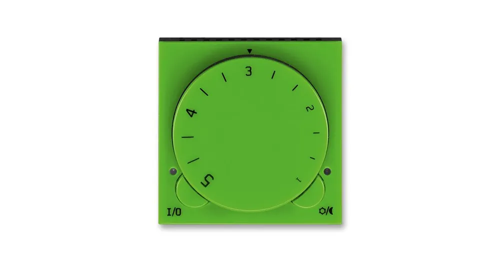 ABB 3292H-A10101 67 Levit Termostat univerzální s otočným nastavením teploty (ovl. jednotka); zelená/kouř. černá Vrácení Zdarma