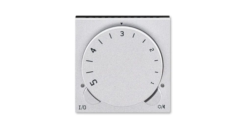 ABB 3292H-A10101 70 Levit Termostat univerzální s otočným nastavením teploty (ovl. jednotka); titanová/kouř. černá Novinka