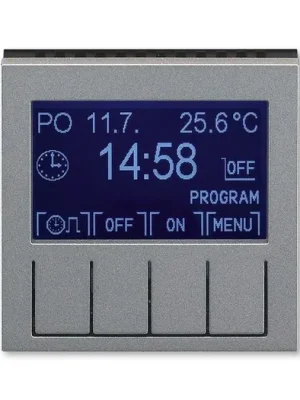 ABB 3292H-A20301 69 Levit Hodiny spínací programovatelné (ovládací jednotka); ocelová/kouř. černá Originální