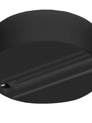 3-fázový černý kulatý TRACK adaptér - CENTURY Bezpečná Platba