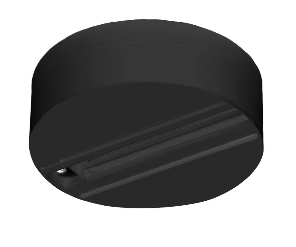 3-fázový černý kulatý TRACK adaptér - CENTURY Bezpečná Platba