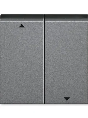 ABB 3559H-A00662 69 Levit Kryt spínače žaluziového kolébkového, dělený, s potiskem; ocelová/kouřová černá Přímo Od Výrobce