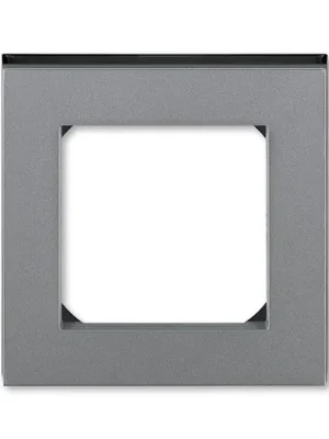 ABB 3901H-A05010 69 Levit Rámeček jednonásobný ocelová/kouřová černá Zlevněný