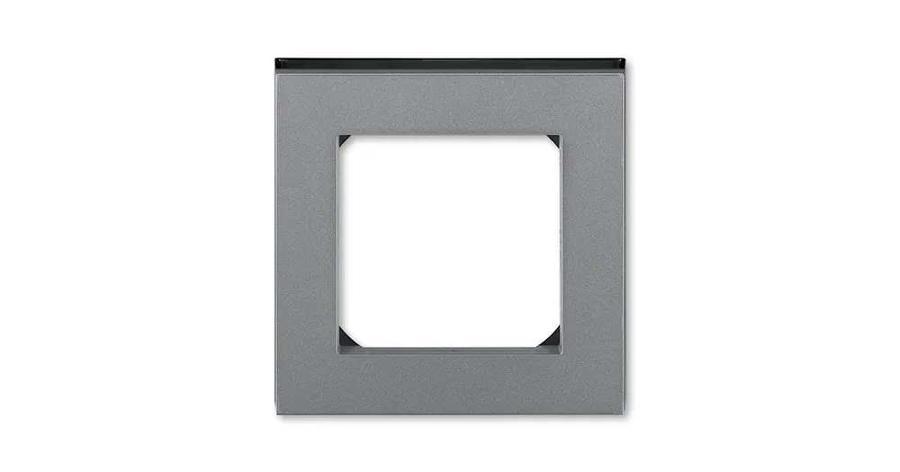 ABB 3901H-A05010 69 Levit Rámeček jednonásobný ocelová/kouřová černá Zlevněný