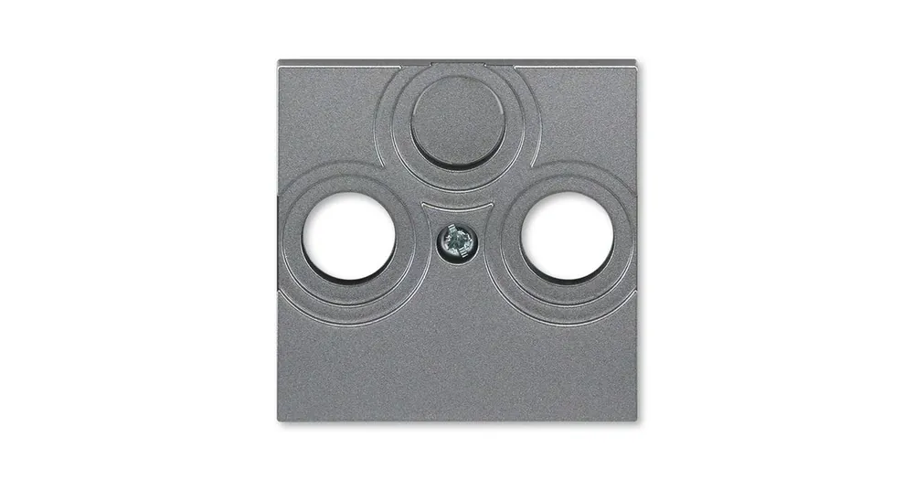 ABB 5011H-A00300 69 Levit Kryt zásuvky televizní, rozhlasové (a satelitní); ocelová Nejlepší Cena