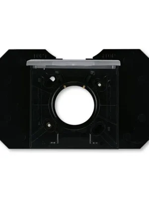 ABB 5530H-C67107 69 Levit Zásuvka centrálního vysávání, se základnou ocelová/kouřová černá Finální Výprodej