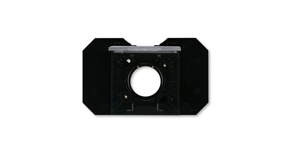 ABB 5530H-C67107 69 Levit Zásuvka centrálního vysávání, se základnou ocelová/kouřová černá Finální Výprodej