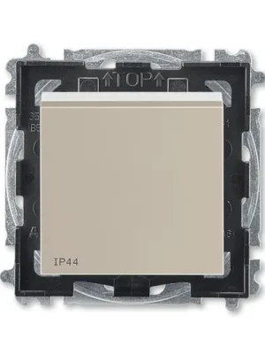 ABB 3559H-A07940 18 Levit s IP44  krytím, Přepínač křížový s krytem, řazení č.7,Macchiato/bílá Cenová Bomba