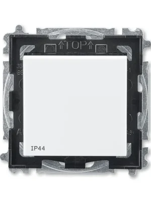 ABB 3559H-A07940 62 Levit s IP44  krytím, Přepínač křížový s krytem, řazení č.7, Bílá/kouřová černá Cenově Výhodný