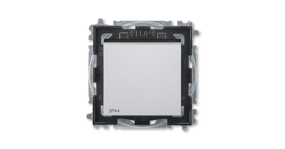 ABB 3559H-A07940 70 Levit s IP44  krytím,ovladač přepínací/tlačítko s krytem, řazení č.6/0, Titanová/kouřová černá Nejlepší Volba