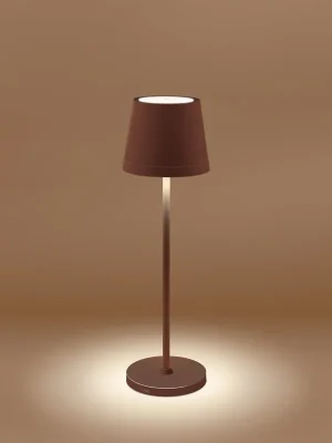 Odeslání Ihned Nabíjecí stmívatelné LED svítidlo LUME PLUS corten 2,2W 2700K IP54 USB Ra95 - CENTURY