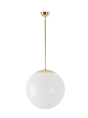 Značkový ISIS P3 PE závěsné plastové svítidlo mosaz / bílá IP40 3000 K 27W LED - OSMONT